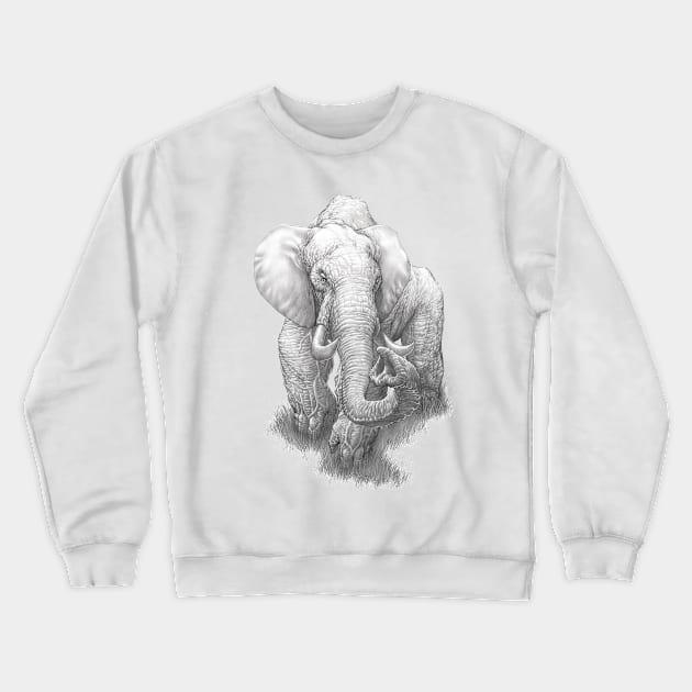The African Gorillaphant Crewneck Sweatshirt by gregorytitus